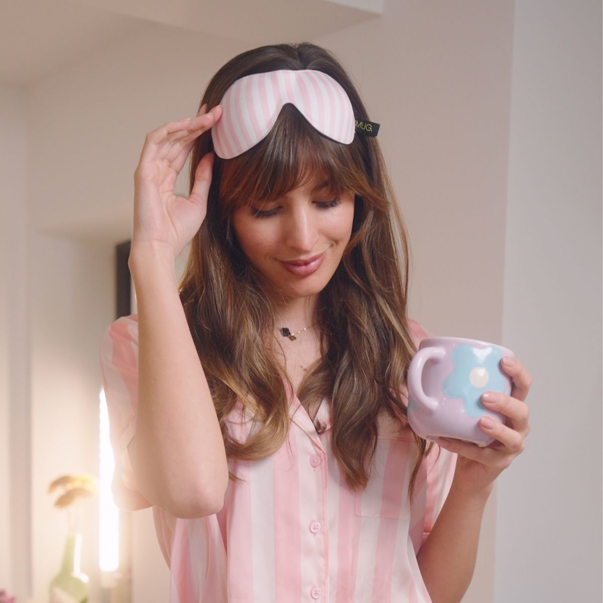 Contoured 3D Blackout Sleep Mask - Candy Shop Print - Contoured Sleep Mask