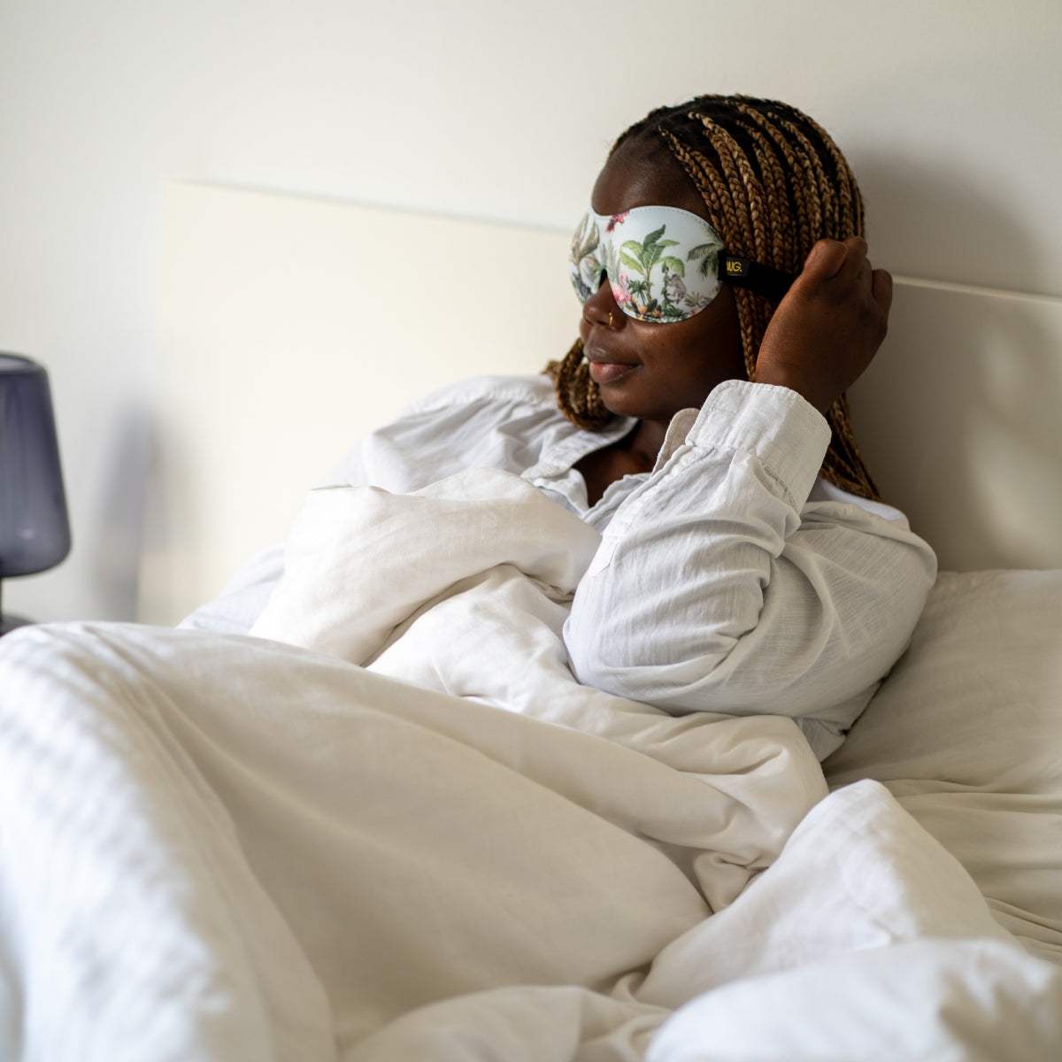 Contoured 3D Blackout Sleep Mask - Jungle Print - Contoured Sleep Mask