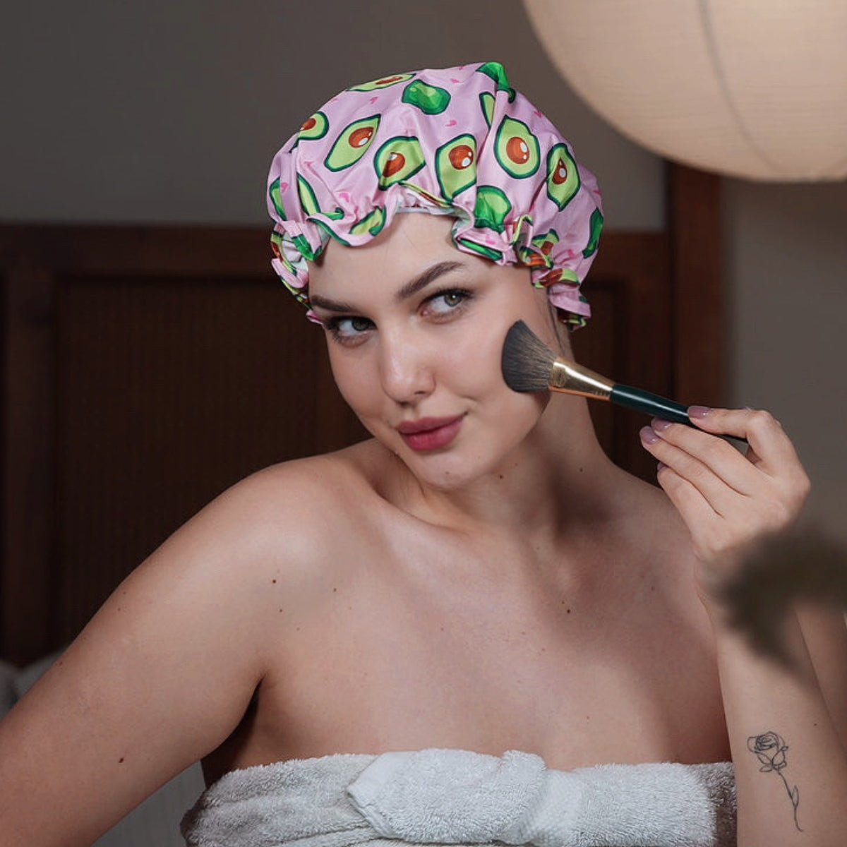 Shower Cap - Avocado Print - Shower Caps
