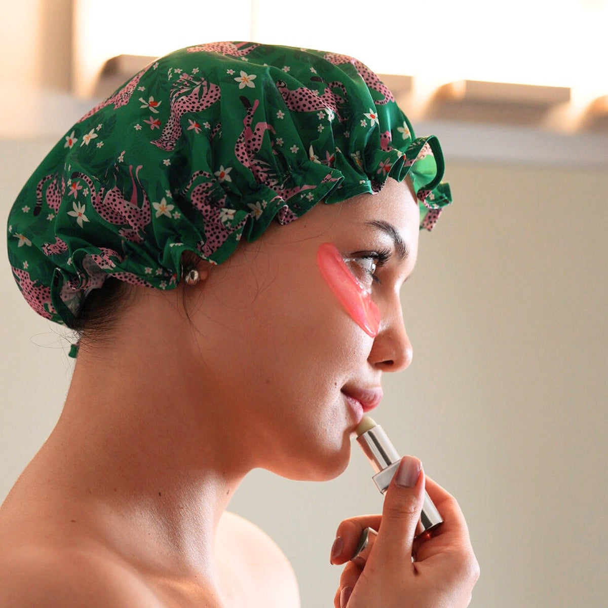 Shower Cap - Cheetah Print - Shower Caps