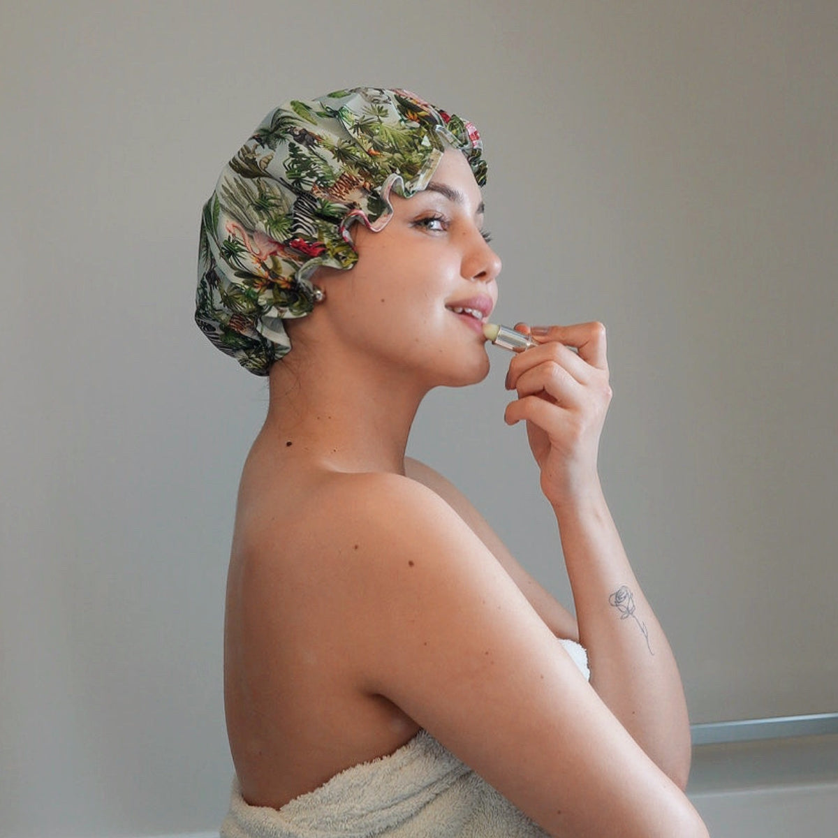 Shower Cap - Jungle Print - Shower Caps