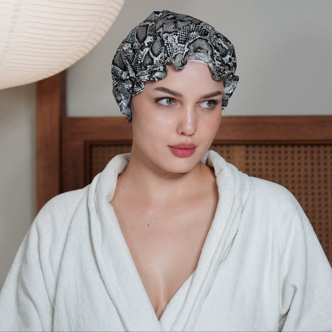 Shower Cap - Snake Print - Shower Caps