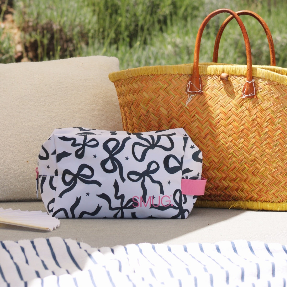 Wash Bag - Bows Print - Wash Bags