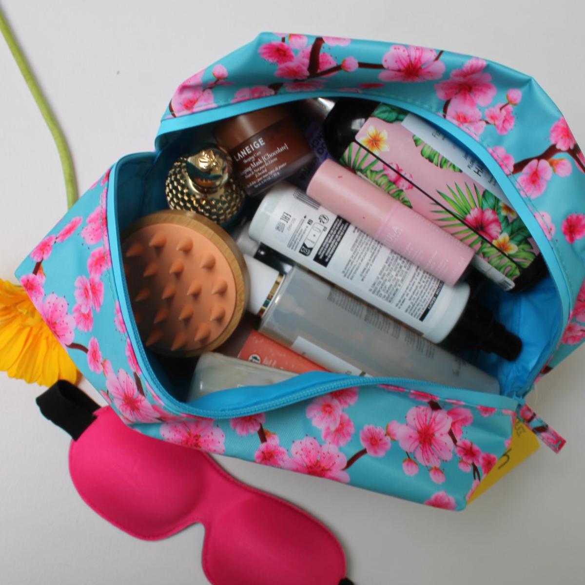 Wash Bag - Cherry Blossom Print - Wash Bags