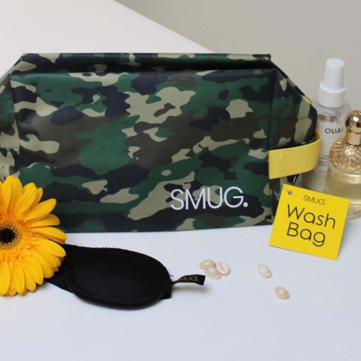 Wash Bag - Green Camo Print - Wash Bags