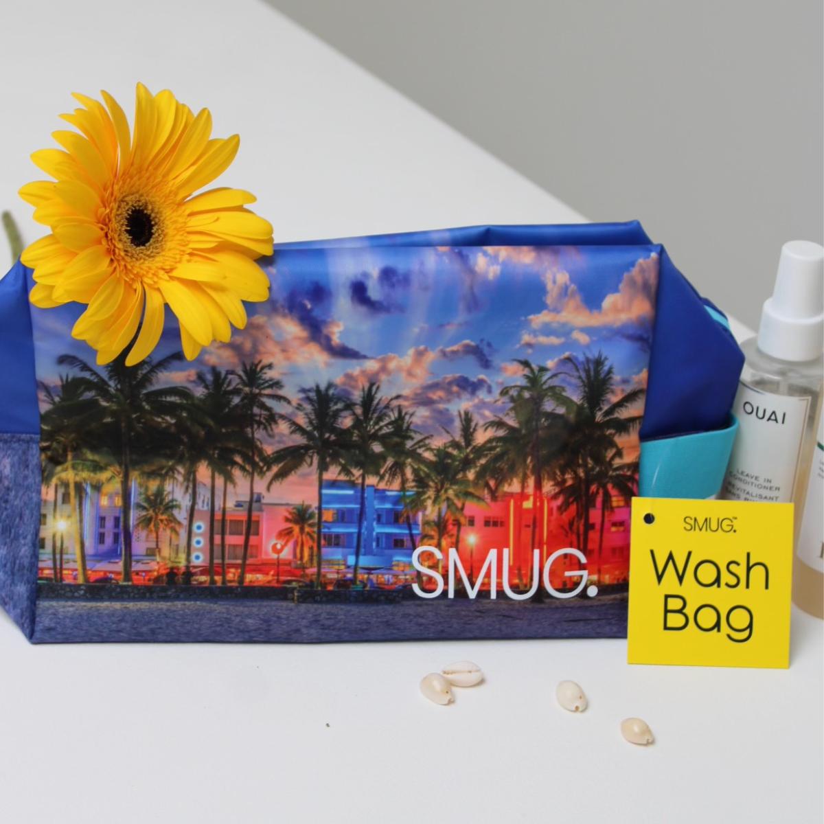 Wash Bag - Miami Print - Wash Bags