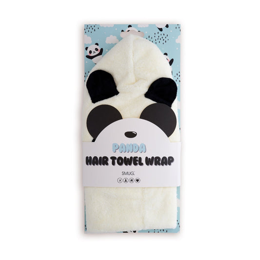 Novelty Hair Towel Wrap, Panda - Novelty Hair Towel Wrap