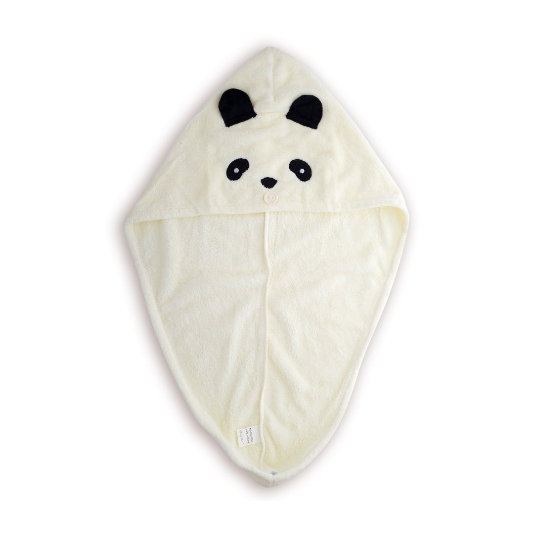 Novelty Hair Towel Wrap, Panda - Novelty Hair Towel Wrap