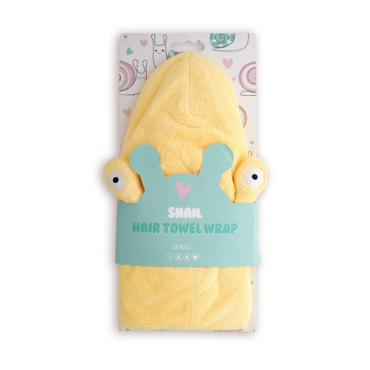 Novelty Hair Towel Wrap, Snail - Novelty Hair Towel Wrap