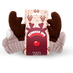 SMUG Novelty Spa Headband - Fun Reindeer Design