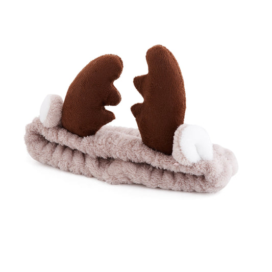 SMUG Novelty Spa Headband - Fun Reindeer Design - Novelty Spa Headband