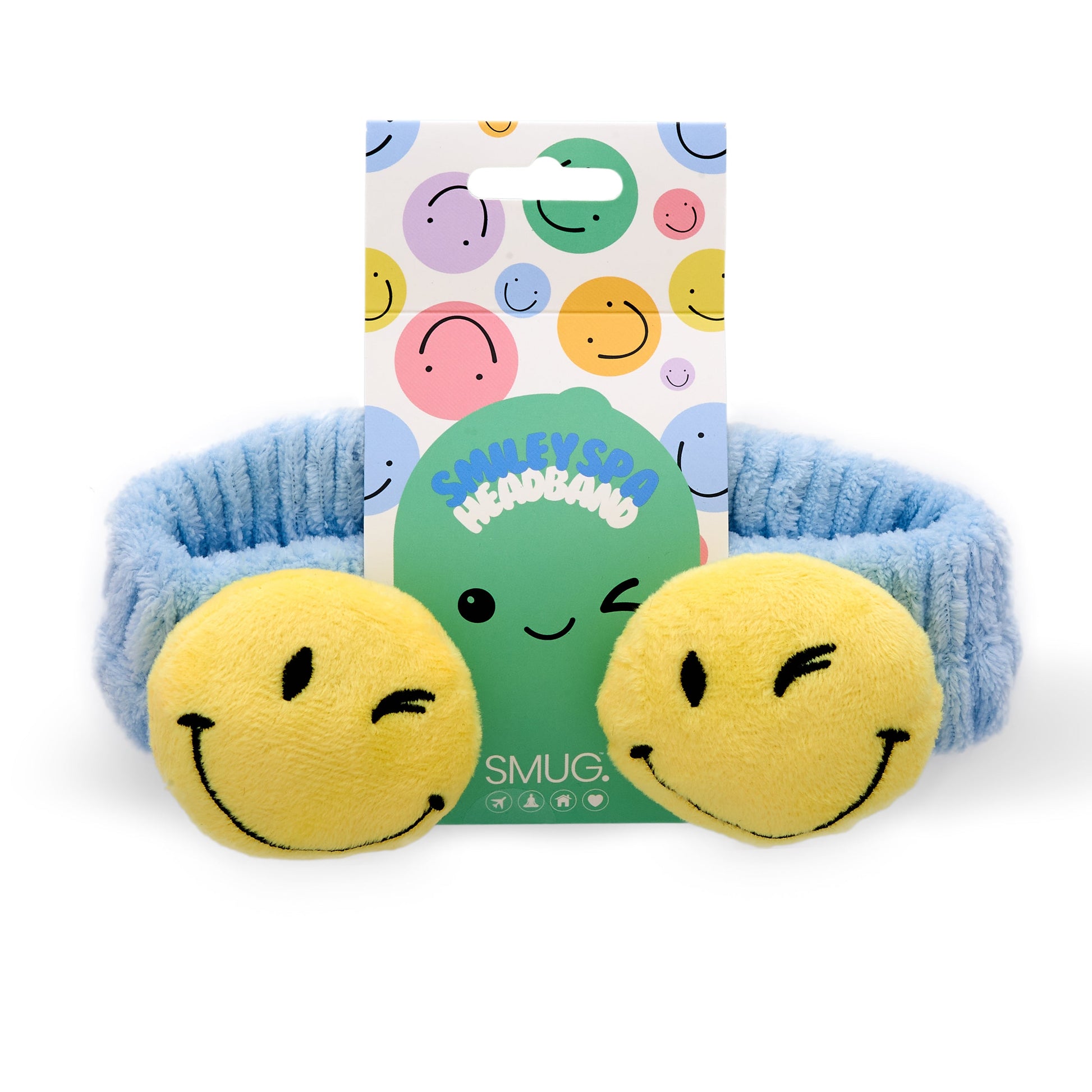 Novelty Spa Headband - Smiley - Novelty Spa Headband
