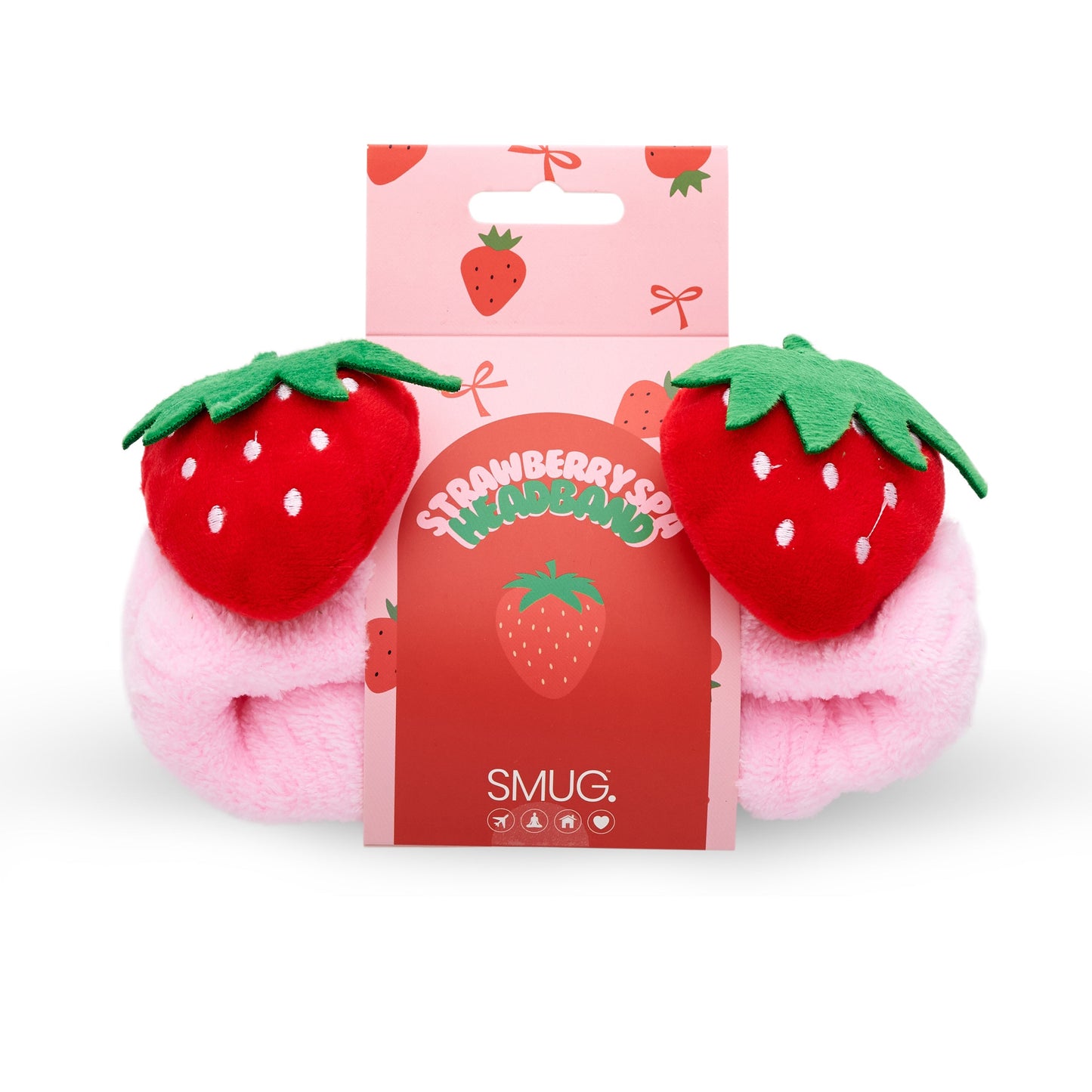 Novelty Spa Headband - Strawberry - Novelty Spa Headband
