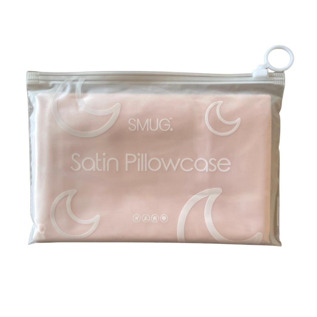 Two Satin Pillowcases & Sleep Masks Set - Pink - Sleep Mask Set