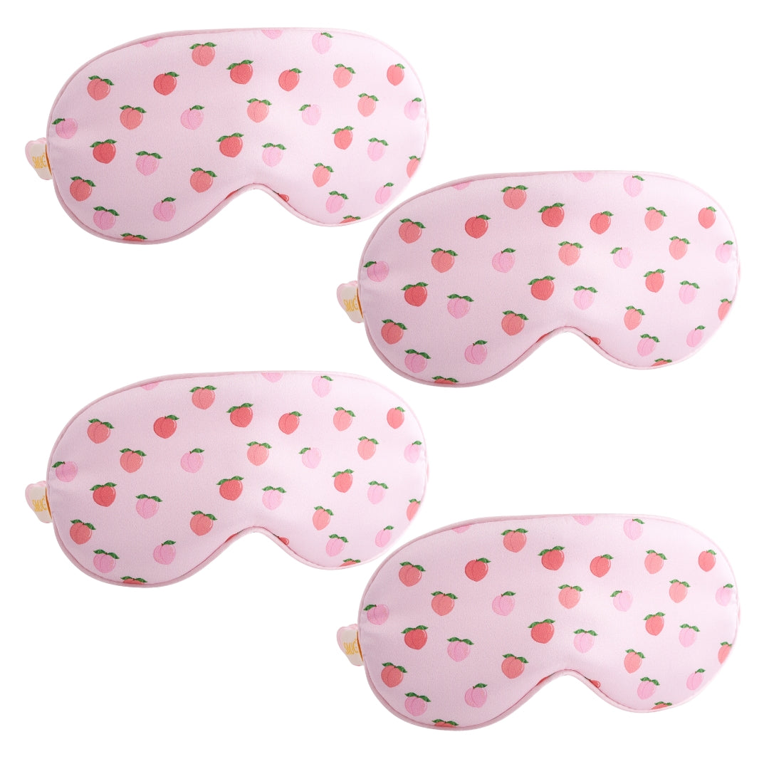 Satin Sleep Mask Multipack Sets - Various Designs Peachy - Satin Sleep Mask Set