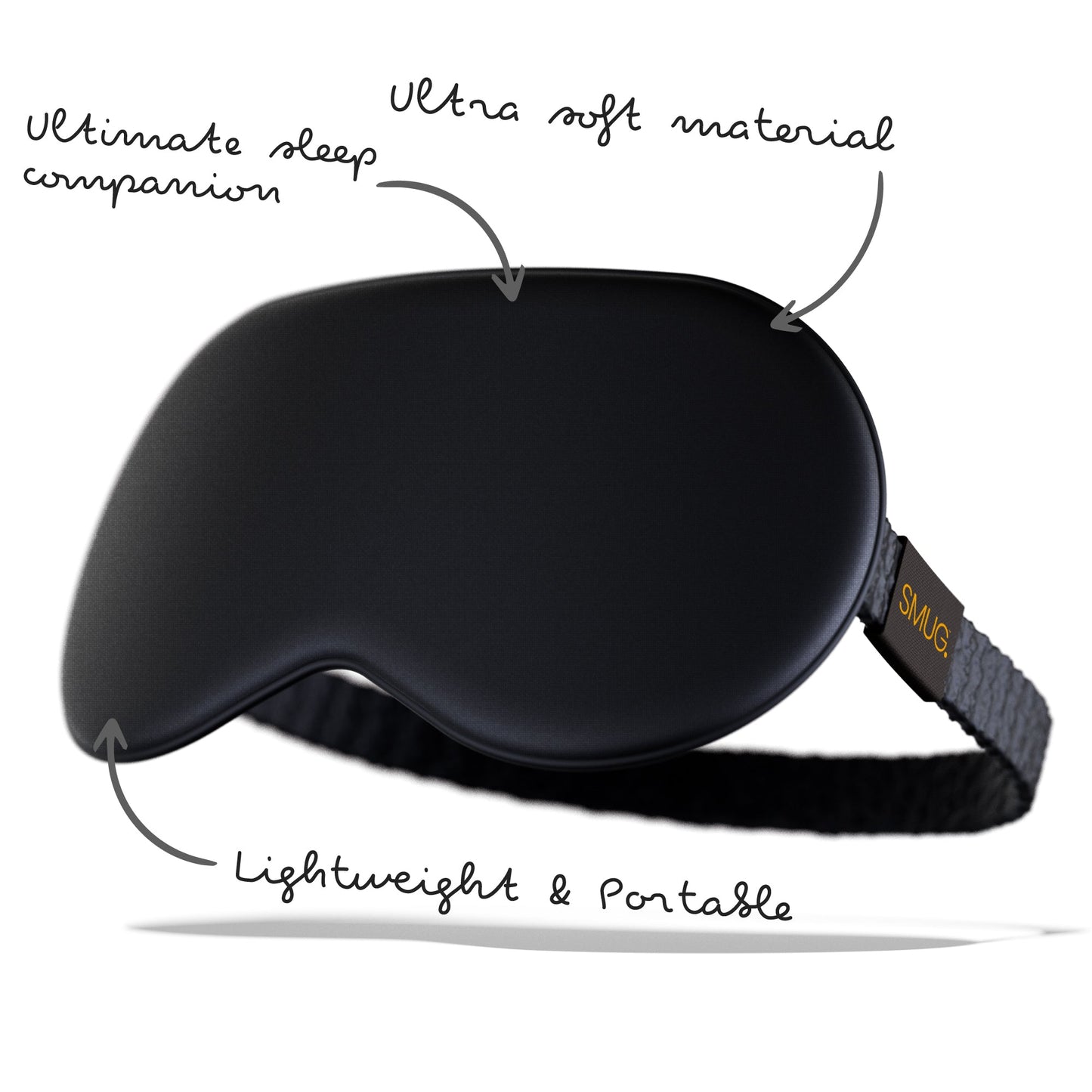 Satin Sleep Mask - Black - Satin Sleep Mask