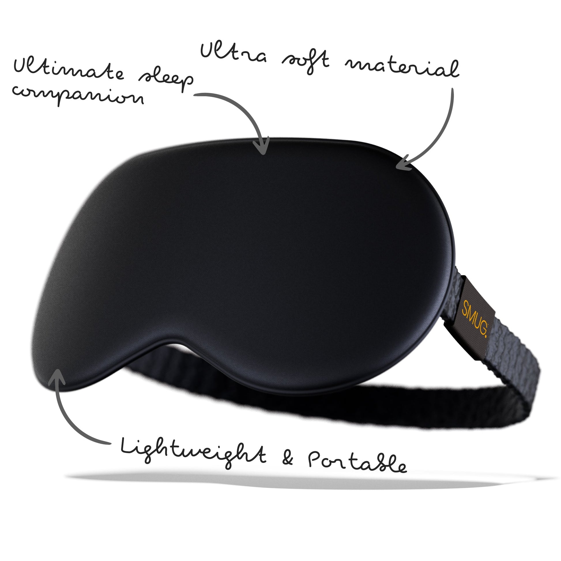 Satin Sleep Mask - Black - Satin Sleep Mask