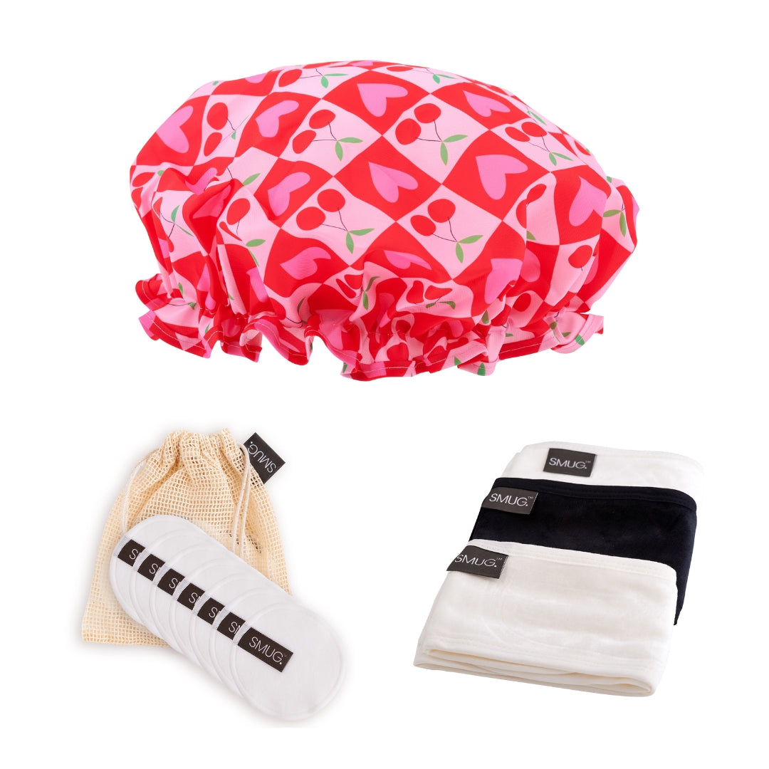 Shower & Spa Set - Various Prints Sweet Cherry - Shower & Spa Set
