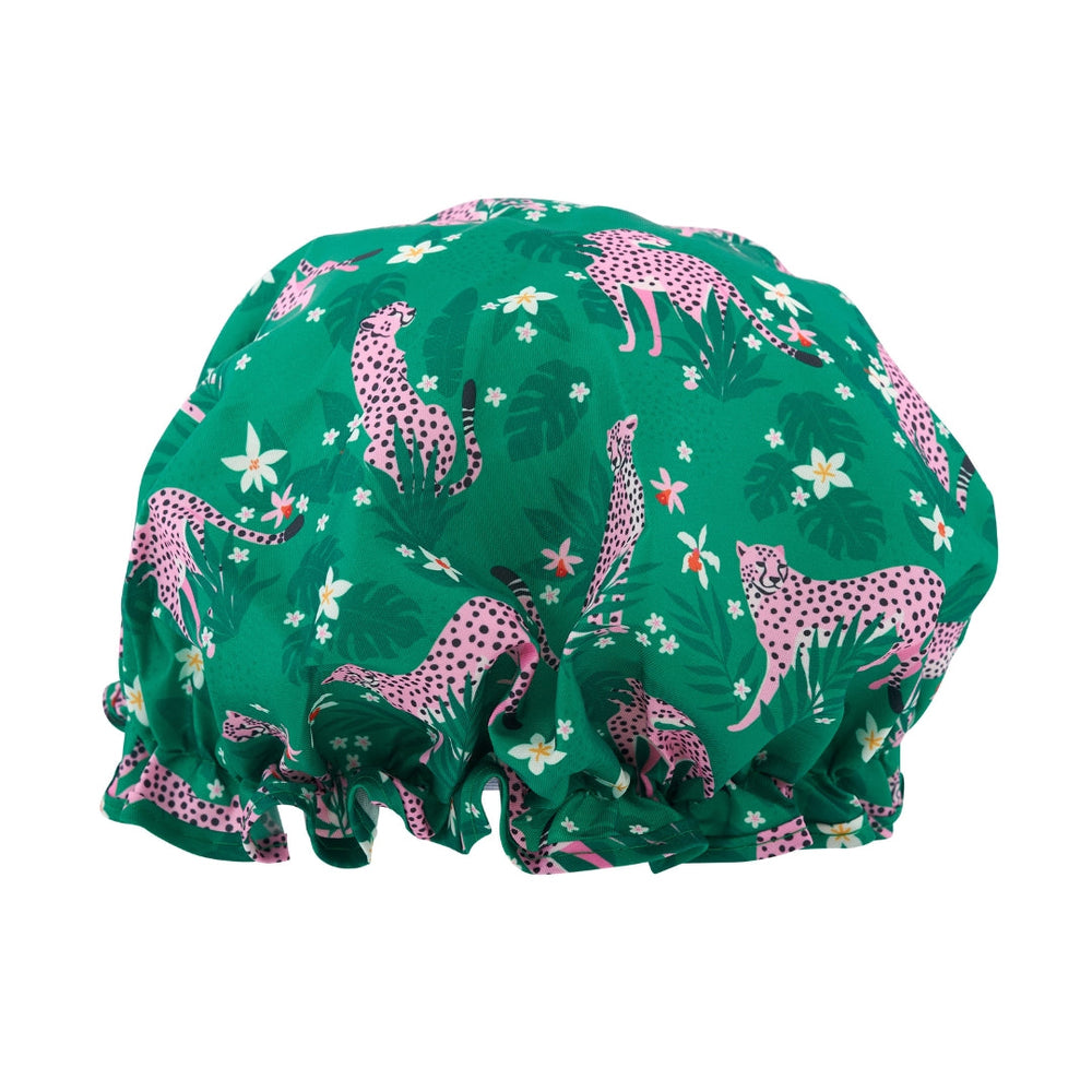 Bonnet de douche - Imprimé guépard
