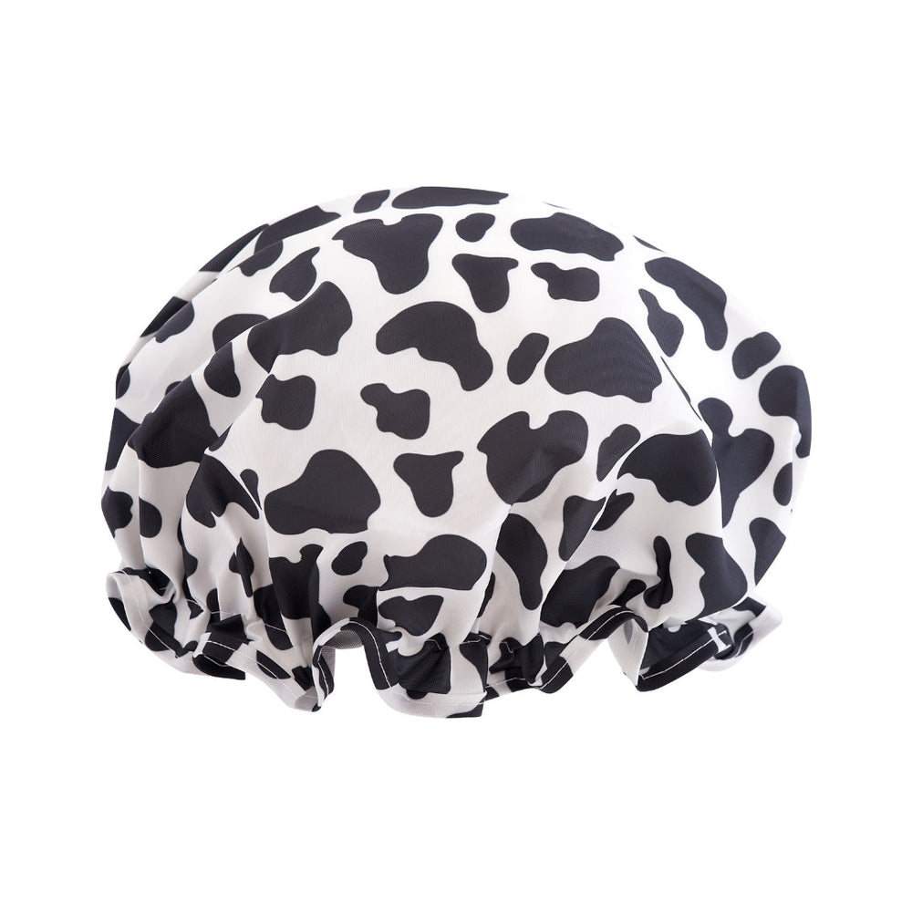 Bonnet de douche - Imprimé vache 