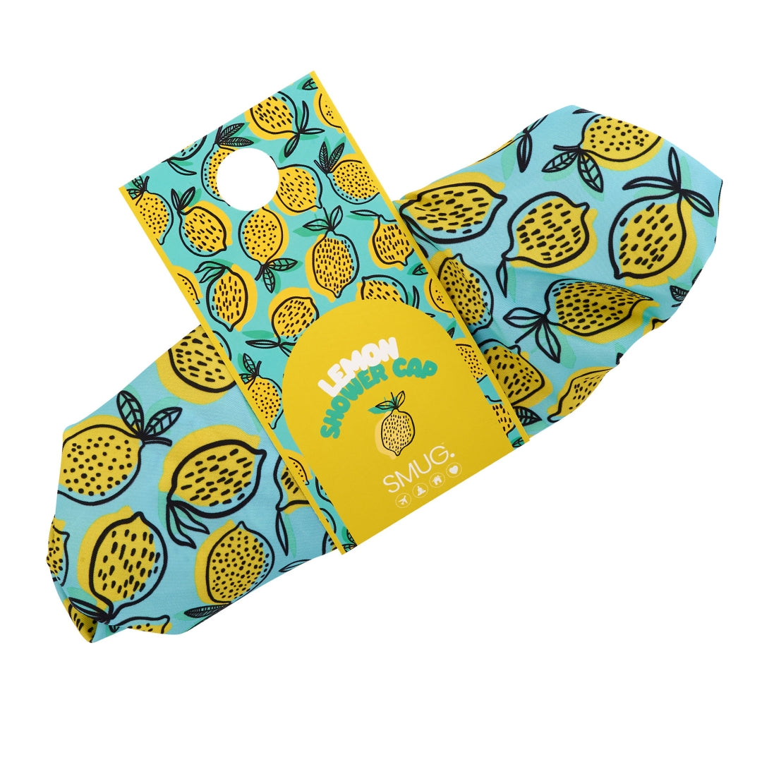 Shower Cap - Lemon Print - Shower Caps