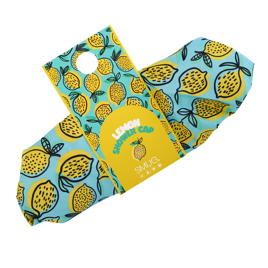 Shower Cap - Lemon Print - Shower Caps