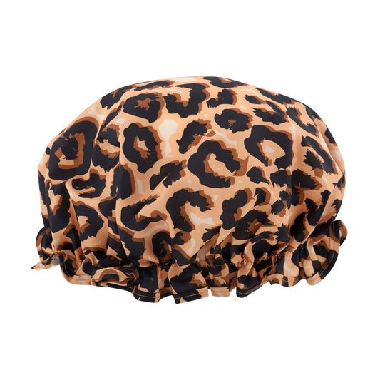 Shower Cap - Leopard Print - Shower Caps
