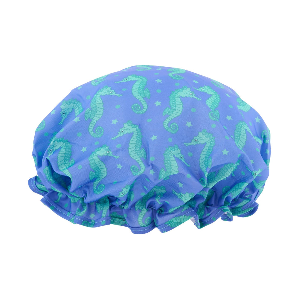 Bonnet de douche - Imprimé hippocampe