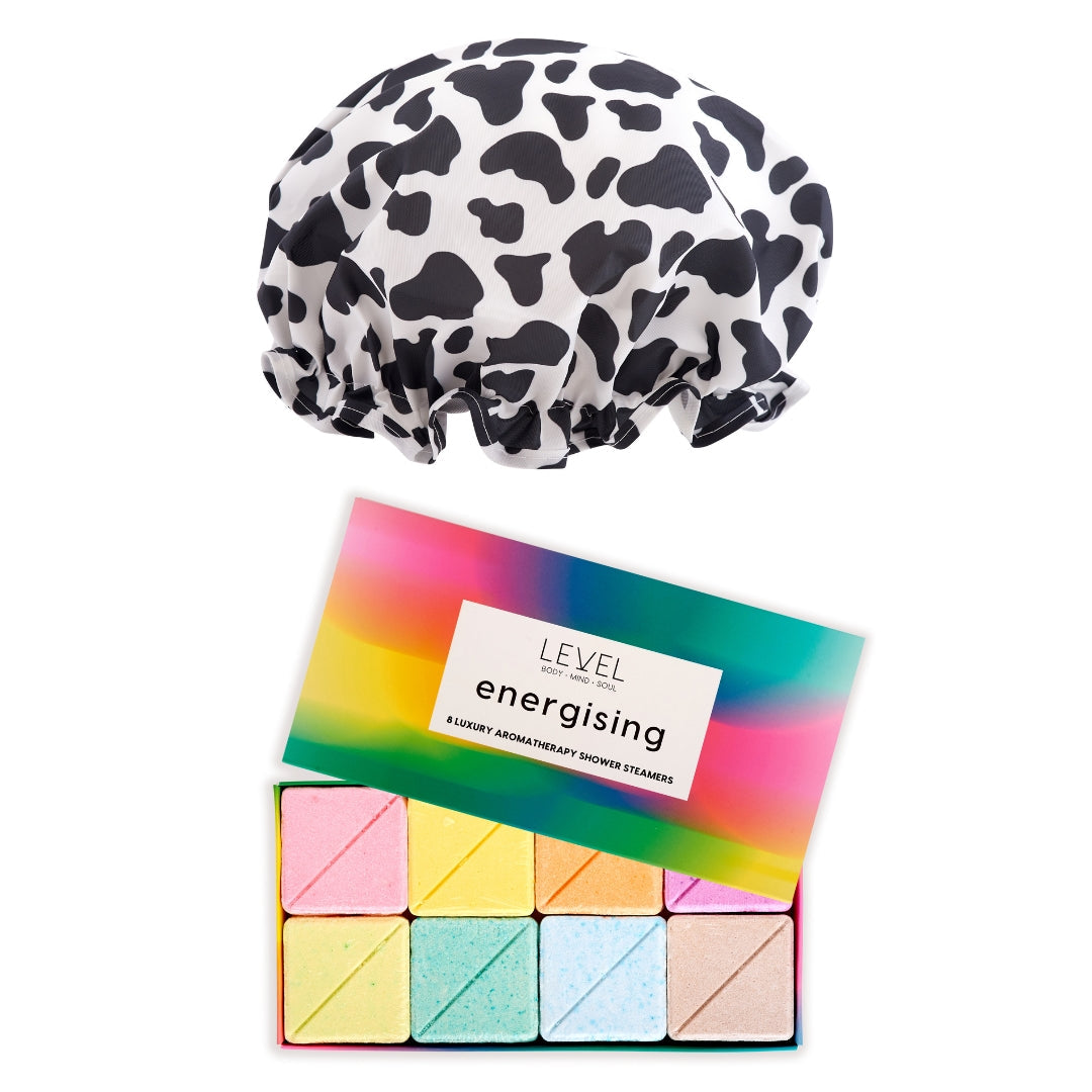 Shower Sanctuary Set Cow - Shower Sanctuary Set