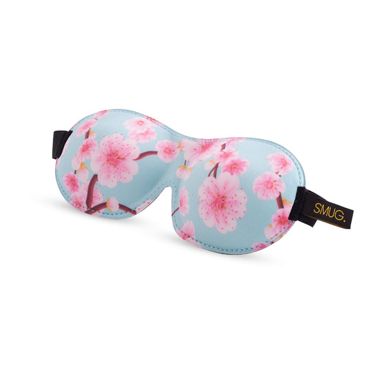 Contoured 3D Blackout Sleep Mask - Cherry Blossom Print Sleep Mask Only - Contoured Sleep Mask