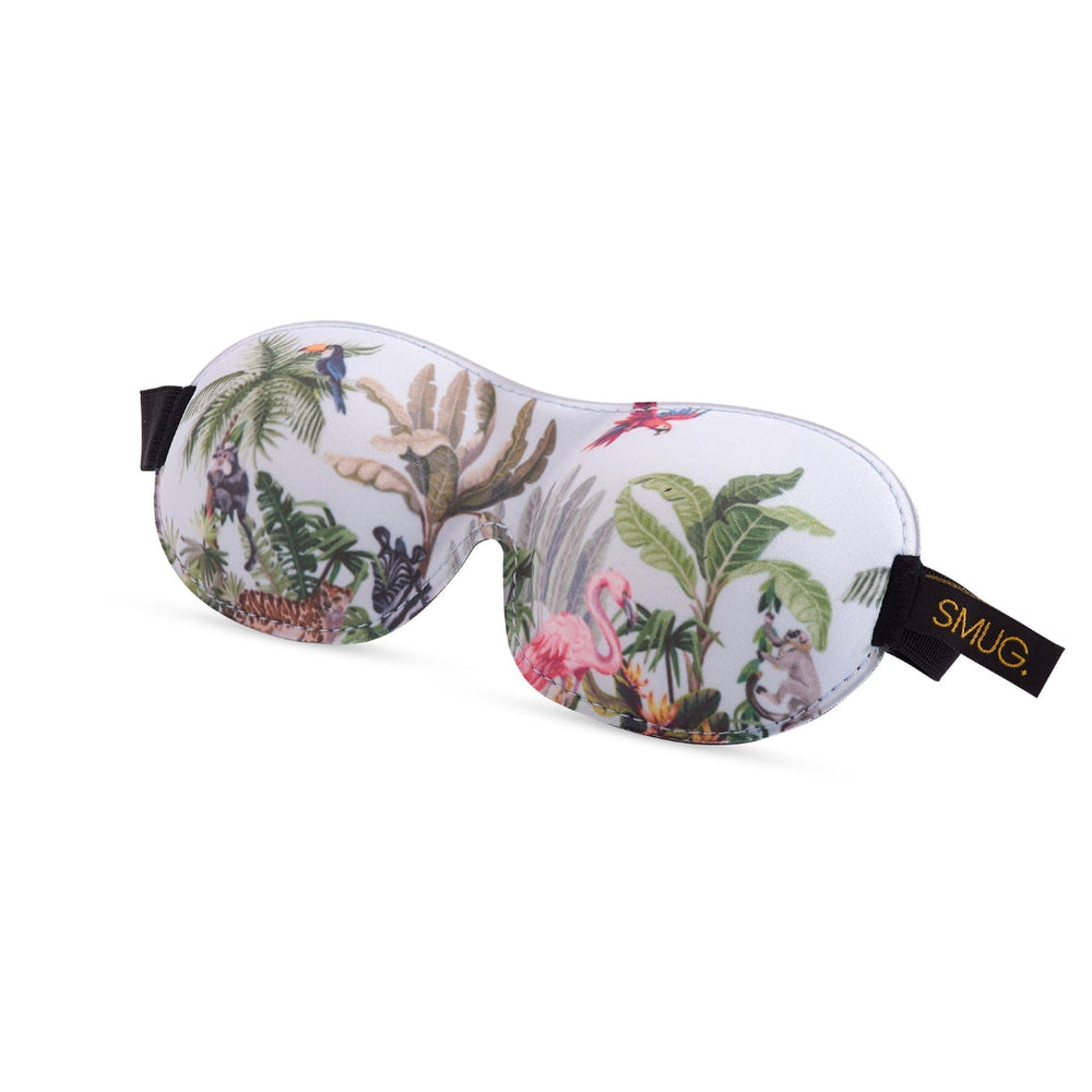 Máscara de dormir blackout 3D contornada - estampado de selva