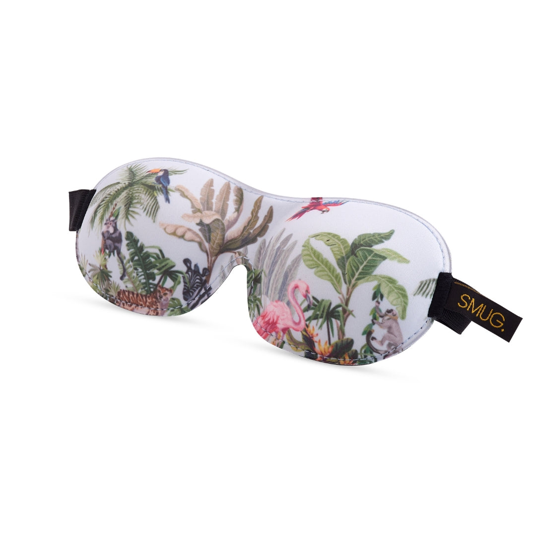 Contoured 3D Blackout Sleep Mask - Jungle Print Sleep Mask Only - Contoured Sleep Mask