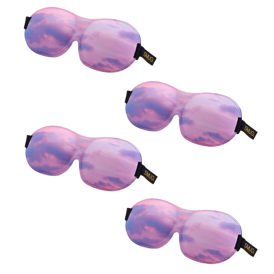 Contoured Sleep Mask Multipack Sets - Various Designs Cloudy Sky - Contoured Sleep Mask Set
