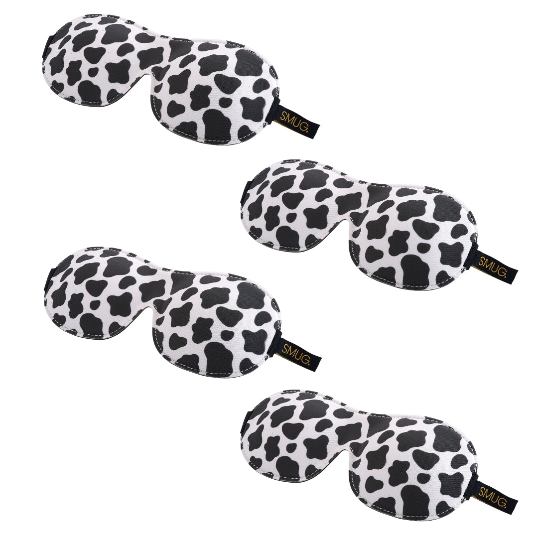 Contoured Sleep Mask Multipack Sets - Various Designs Cow - Contoured Sleep Mask Set