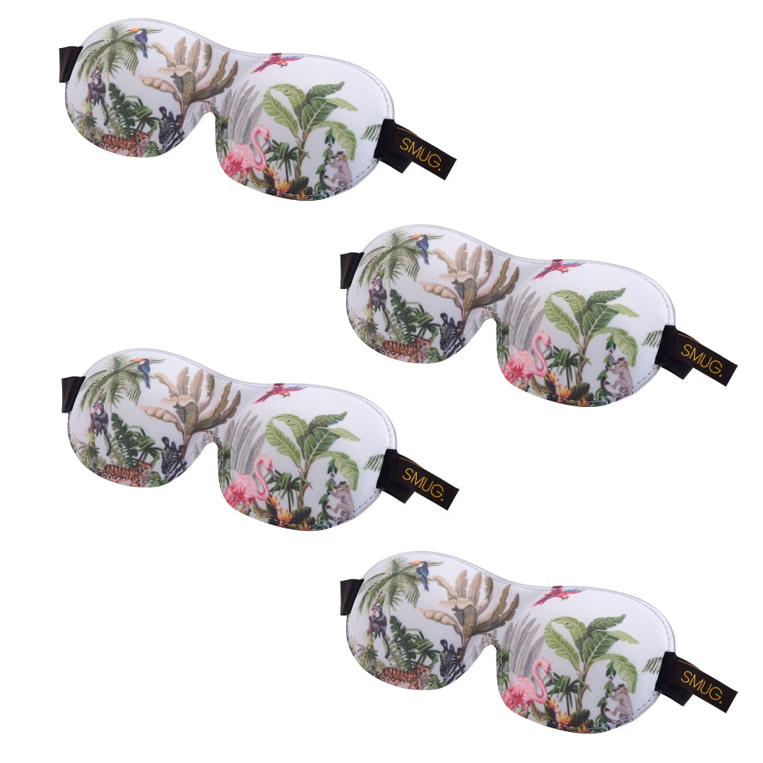 Contoured Sleep Mask Multipack Sets - Various Designs Jungle - Contoured Sleep Mask Set