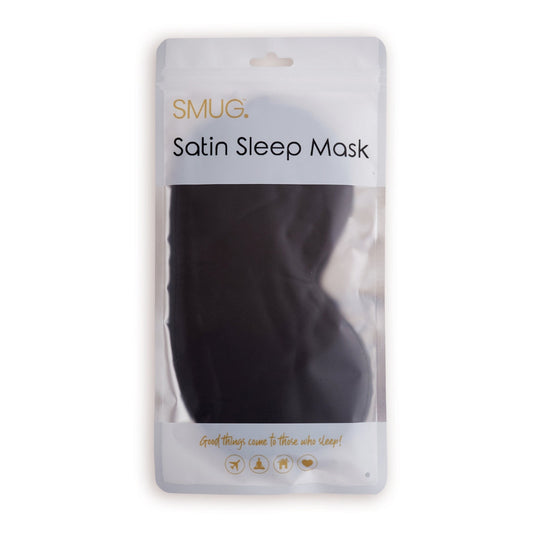 Satin Sleep Mask - Black - Satin Sleep Mask