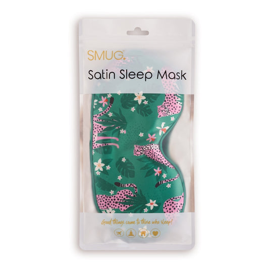 Satin Sleep Mask - Cheetah Print - Satin Sleep Mask