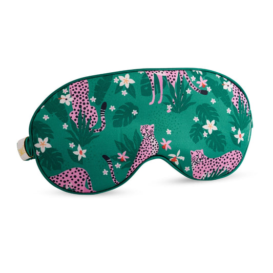 Satin Sleep Mask - Cheetah Print Sleep Mask Only - Satin Sleep Mask