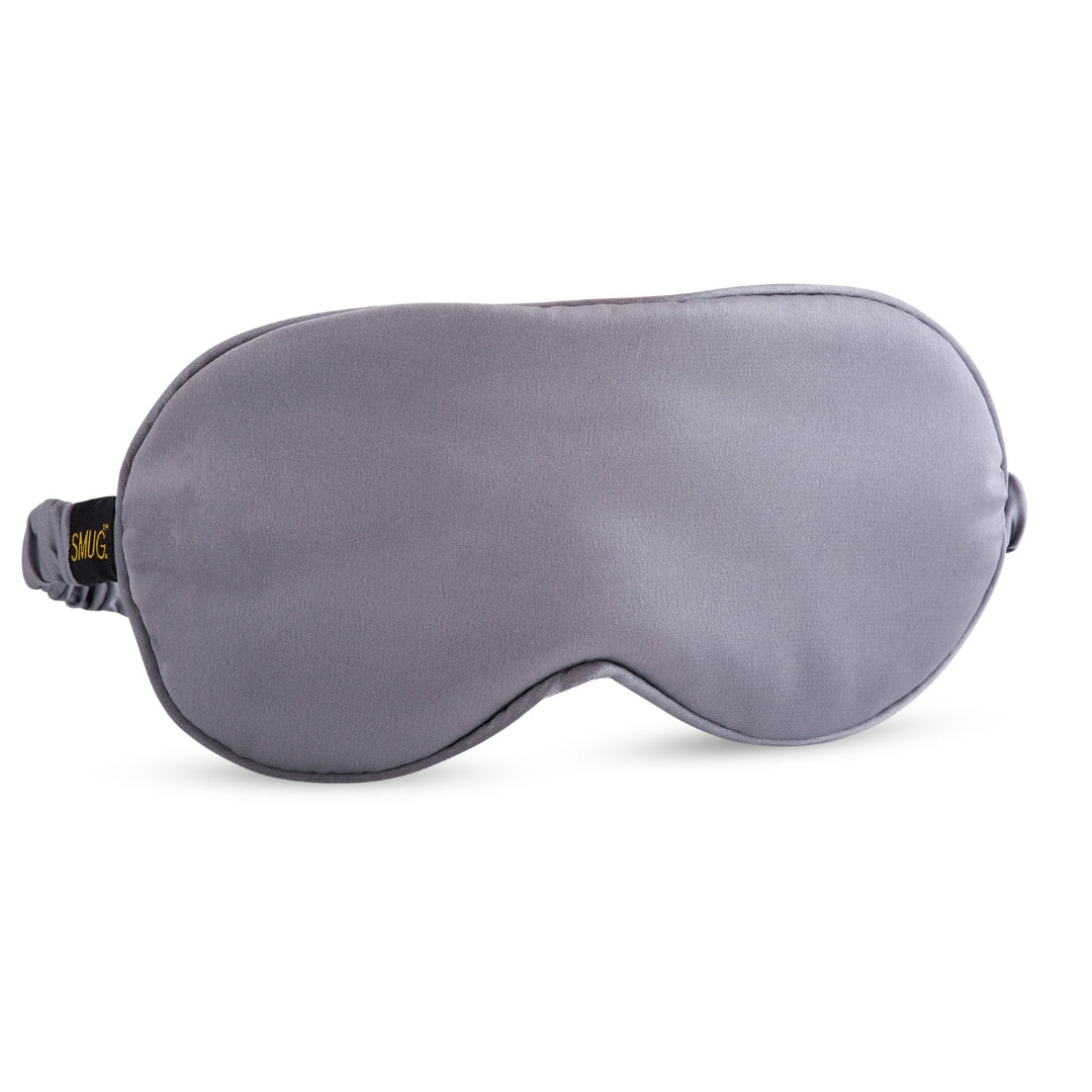 Satin Sleep Mask - Grey Sleep Mask Only - Satin Sleep Mask
