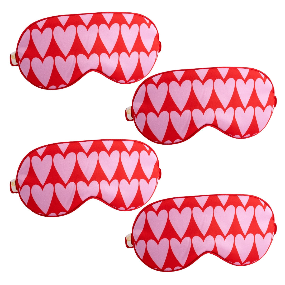 Satin Sleep Mask Multipack Sets - Various Designs Longheart - Satin Sleep Mask Set