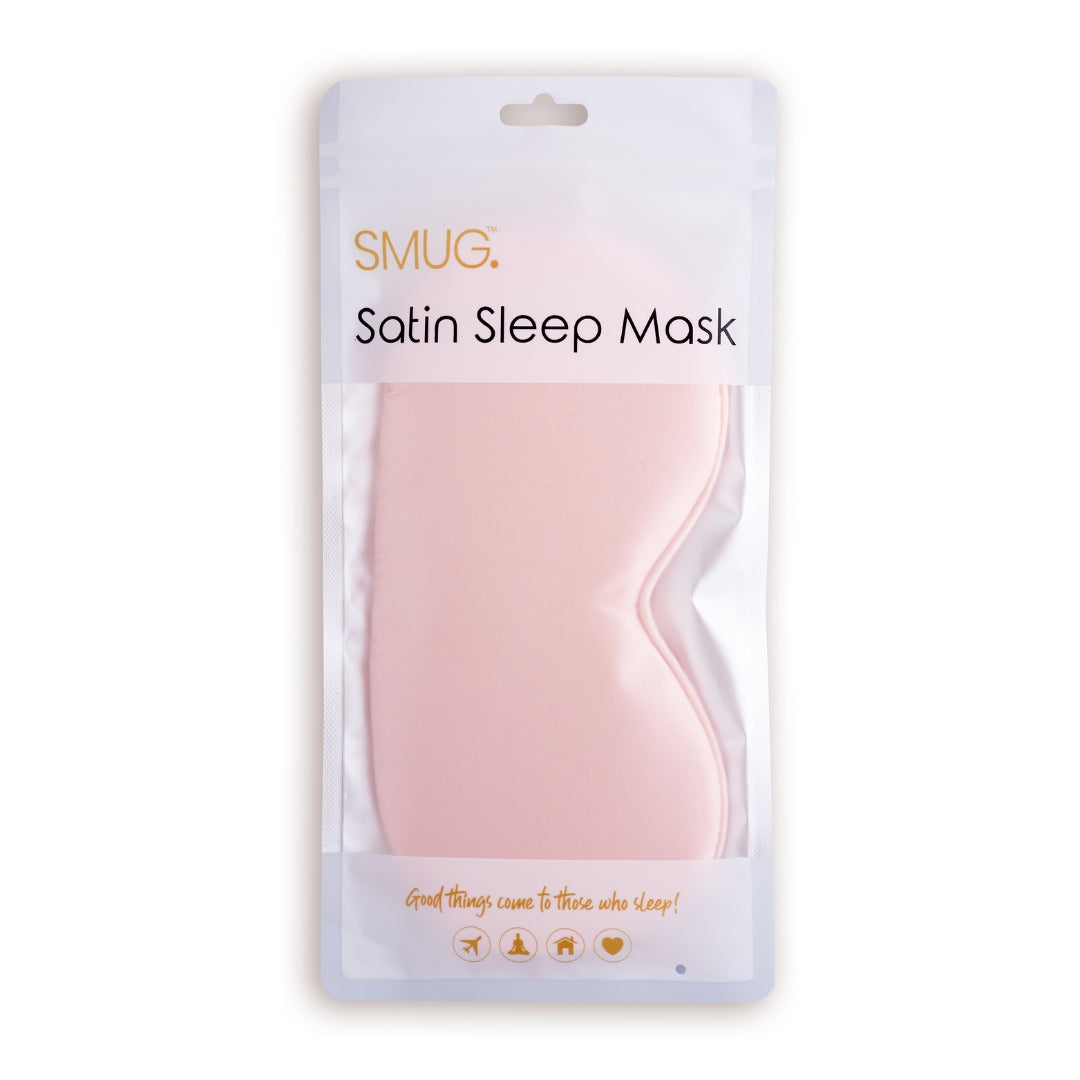 Satin Sleep Mask - Pink - Satin Sleep Mask