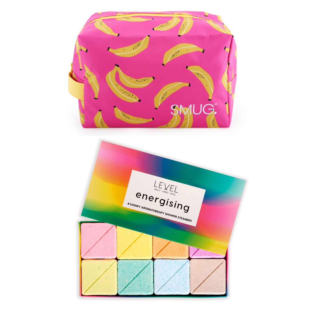 Conjunto de nécessaire SMUG Wake-Up com blocos de banho energizantes