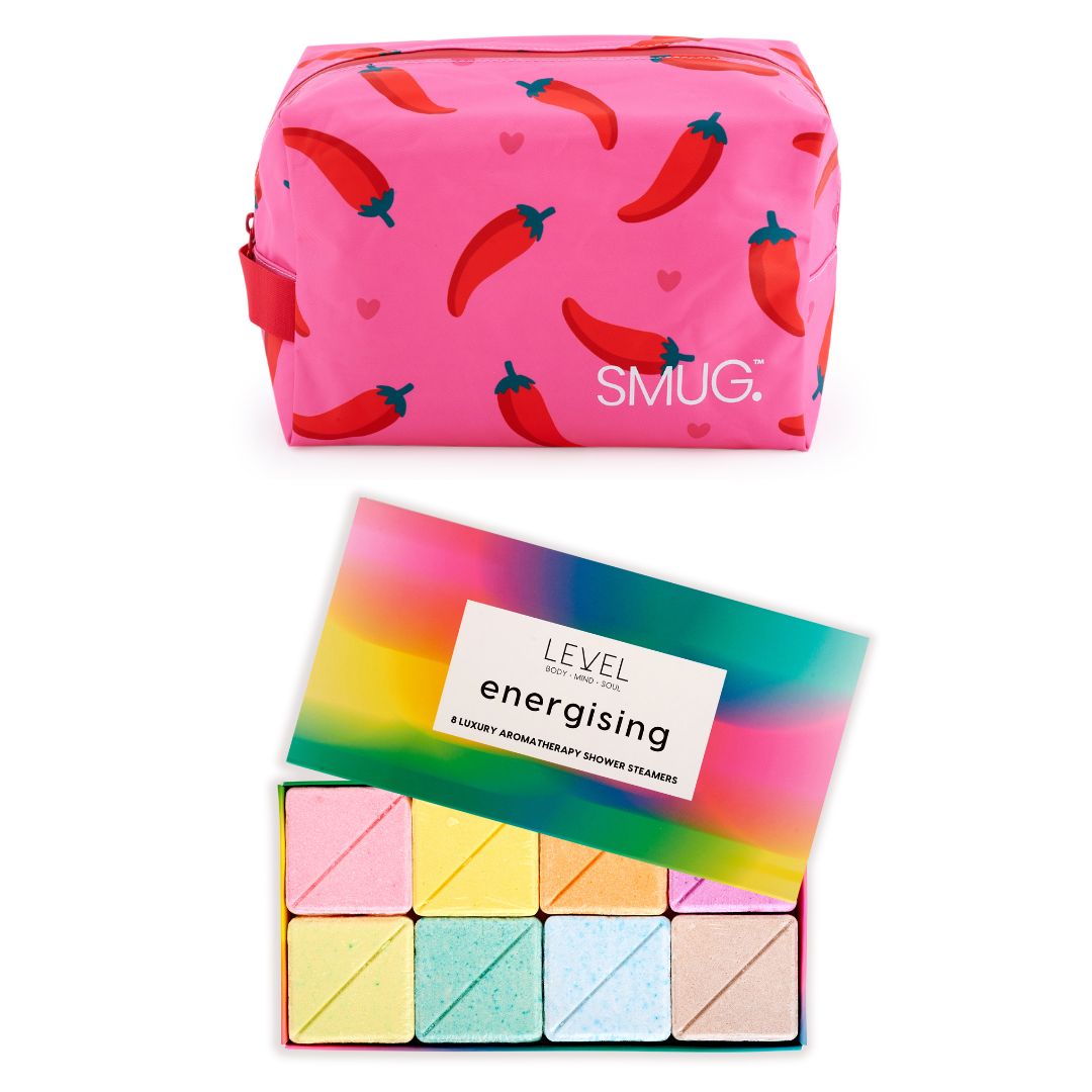 Conjunto de nécessaire SMUG Wake-Up com blocos de banho energizantes