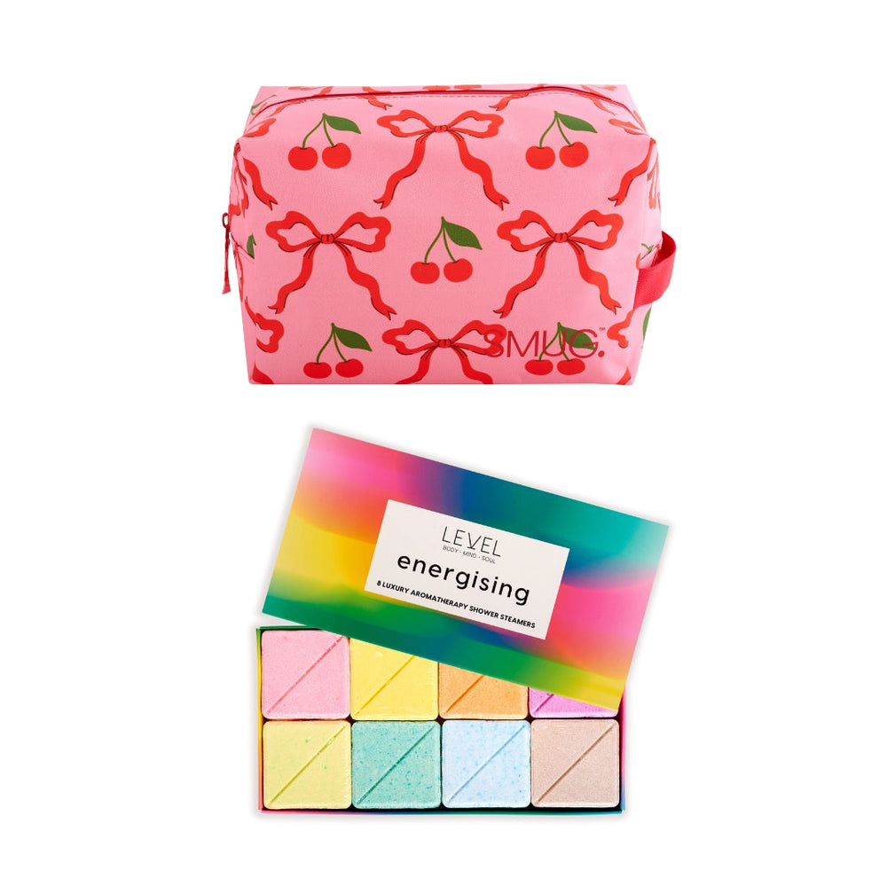 Conjunto de nécessaire SMUG Wake-Up com blocos de banho energizantes