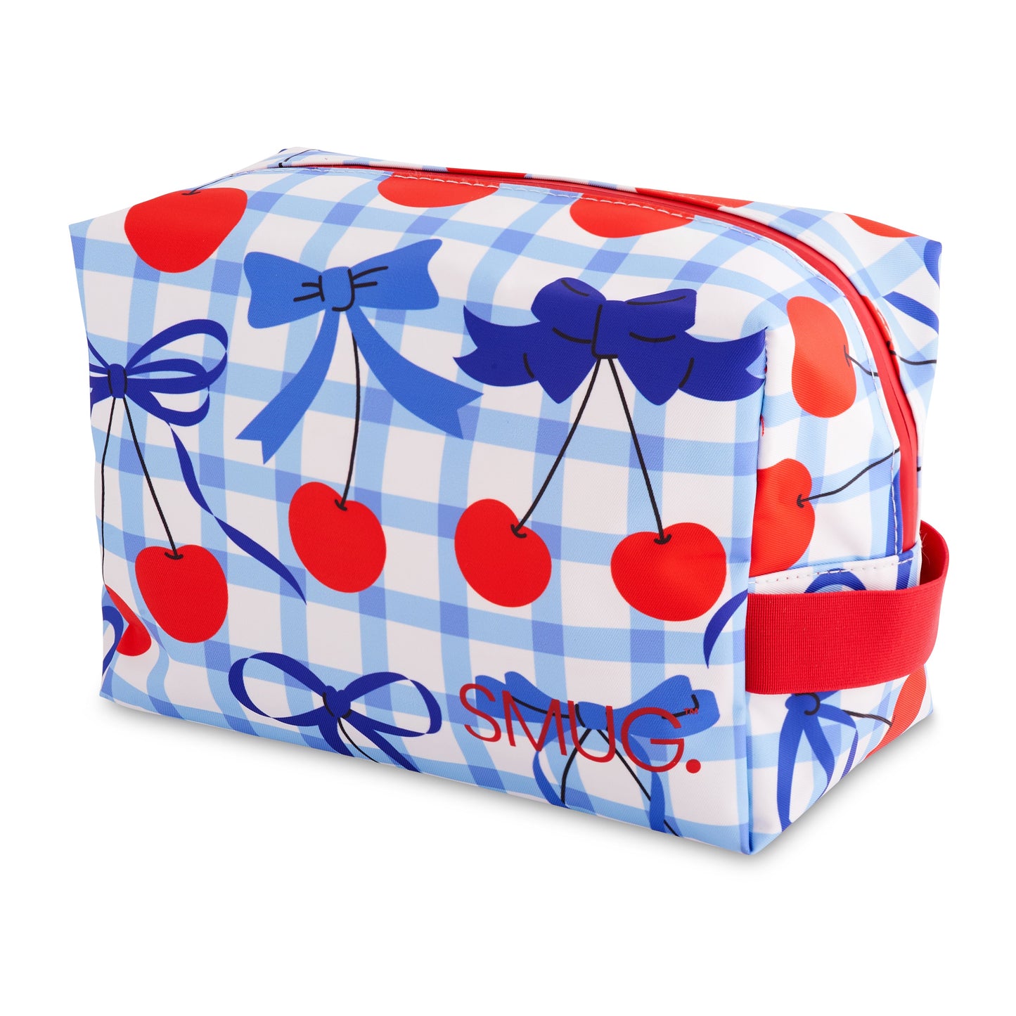 Wash Bag - Blue Cherries Print - Wash Bags