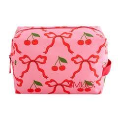 Trousse de toilette - Imprimé cerises rouges