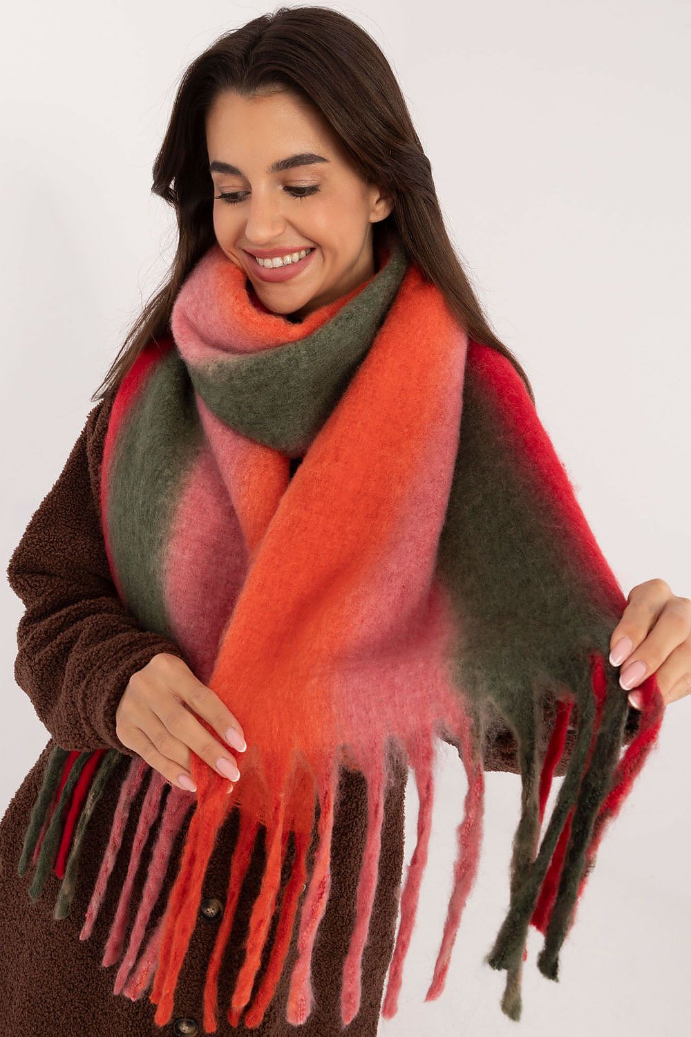 Soft Oversized Scarf Shawl in Trendy Colours - Scarves