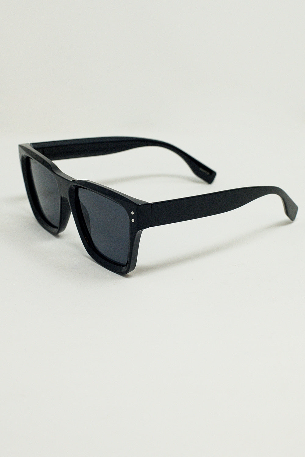 Square Chunky Black Sunglasses - Sunglasses