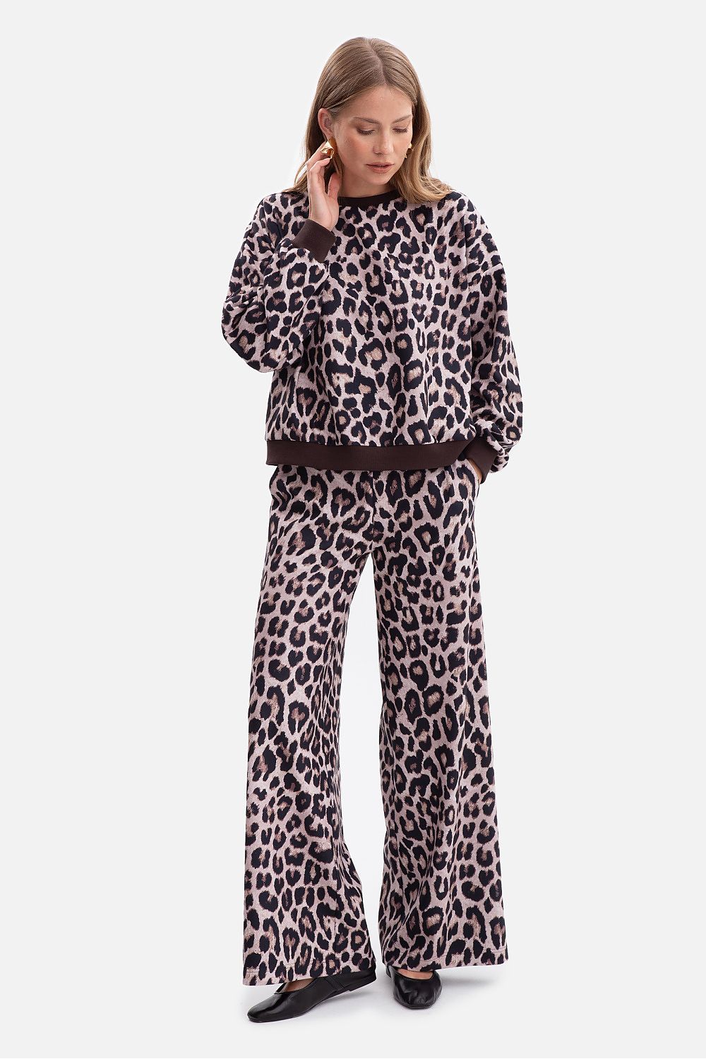 Statement Comfy Animal Print Trousers - Trousers