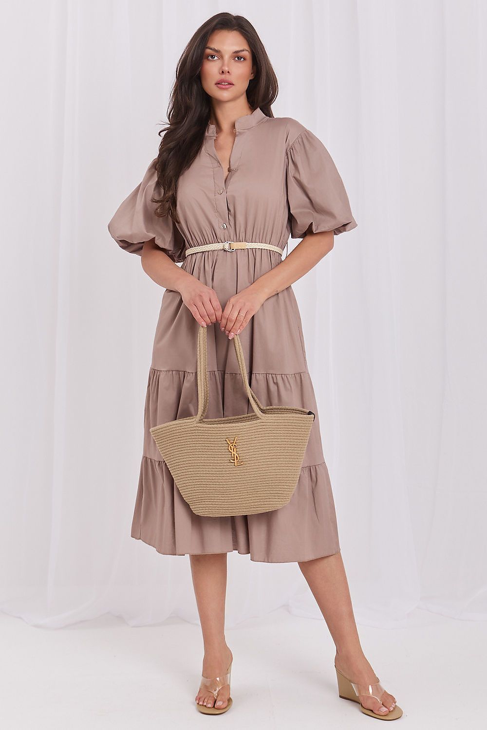Summer Daydress for Effortless Style brown one-size-fits-all - Dresses